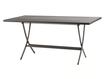 HERMES - Rectangular folding galvanized steel garden table by RD Italia - view 2